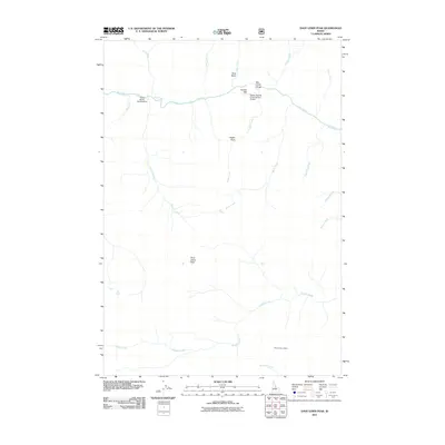 2011 Map of Dave Lewis Peak, 2011 Print
