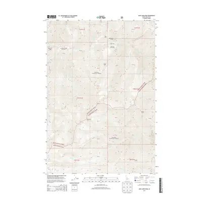 2013 Map of Dave Lewis Peak, 2013 Print