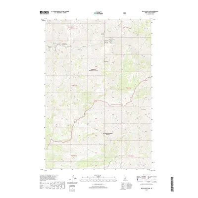 2020 Map of Dave Lewis Peak, 2020 Print