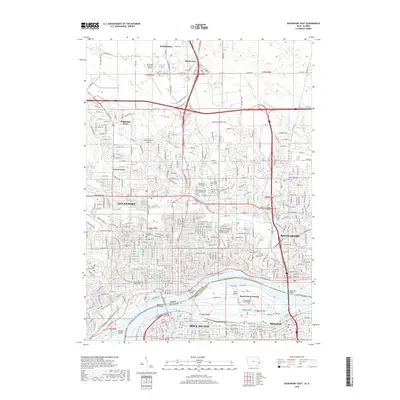 2018 Map of Davenport East, 2018 Print