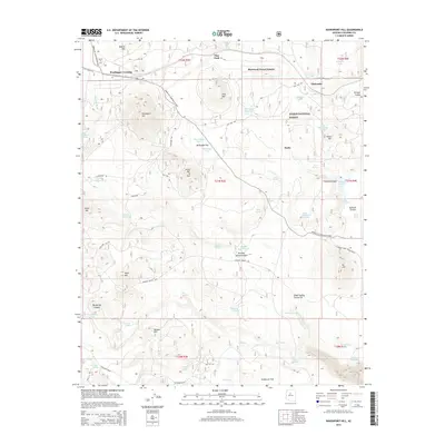 2014 Map of Davenport Hill, 2014 Print