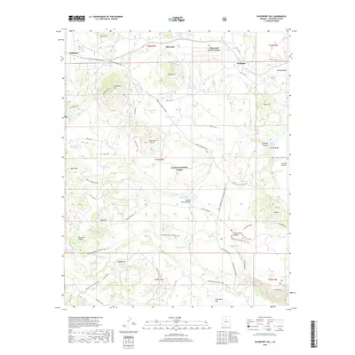 2018 Map of Davenport Hill, 2018 Print