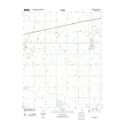 2012 Map of Davenport, 2012 Print
