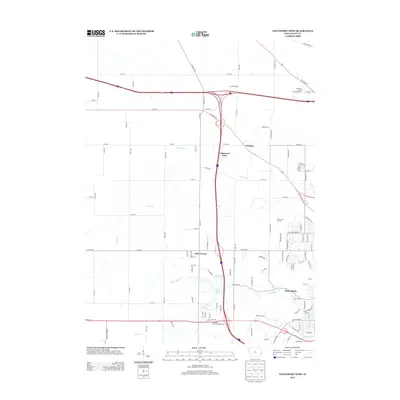 2013 Map of Davenport West, 2013 Print
