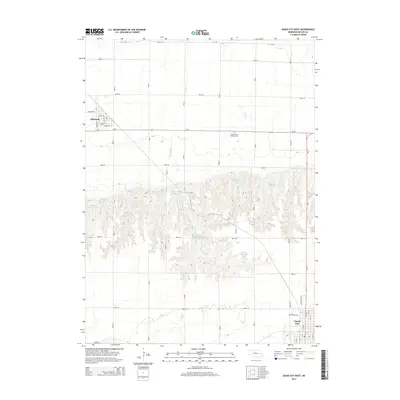 2014 Map of David City West, 2014 Print