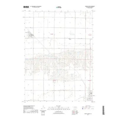 2017 Map of David City West, 2017 Print