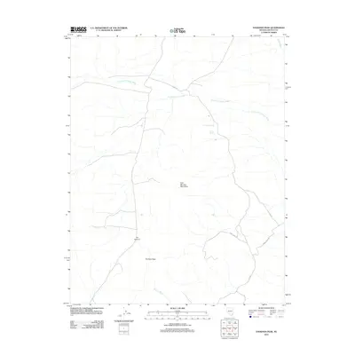 2012 Map of Davidson Peak, 2012 Print