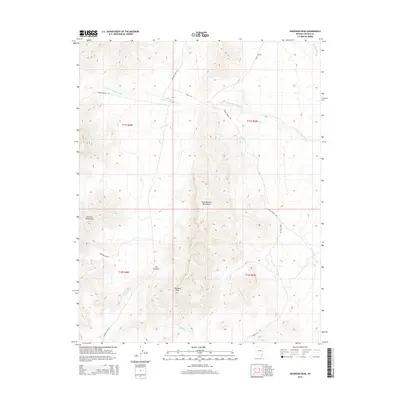 2014 Map of Davidson Peak, 2014 Print