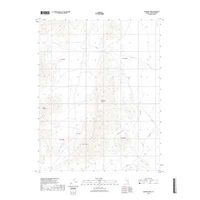 2018 Map of Davidson Peak, 2018 Print