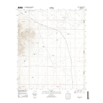 2013 Map of Davies Tank, 2013 Print