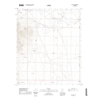 2020 Map of Davies Tank, 2020 Print
