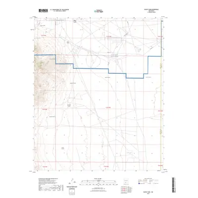 2023 Map of Davies Tank, 2023 Print