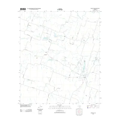 2013 Map of Davilla, 2013 Print