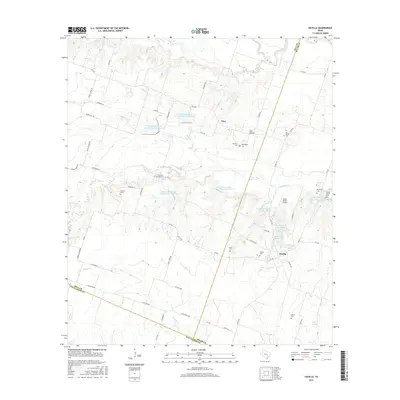 2016 Map of Davilla, 2016 Print