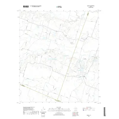 2019 Map of Davilla, 2019 Print