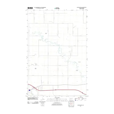 2011 Map of Davis Buttes, 2011 Print