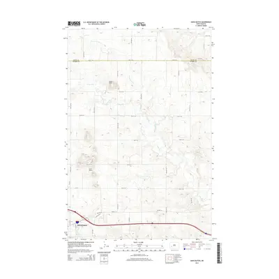 2014 Map of Davis Buttes, 2014 Print