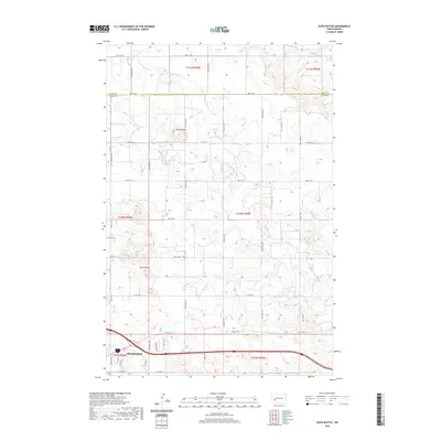 2020 Map of Davis Buttes, 2020 Print