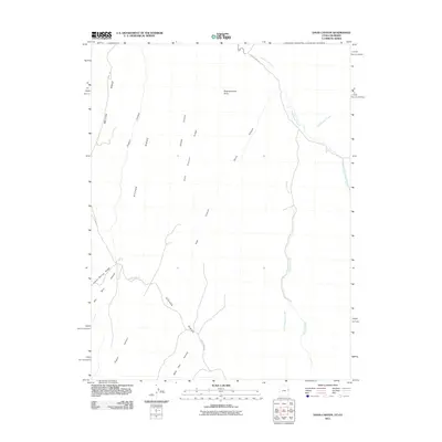 2011 Map of Davis Canyon, 2011 Print