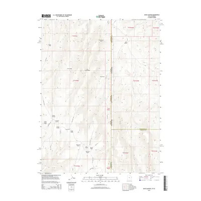 2014 Map of Davis Canyon, 2014 Print