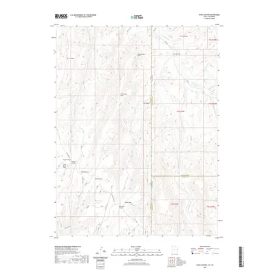 2020 Map of Davis Canyon, 2020 Print