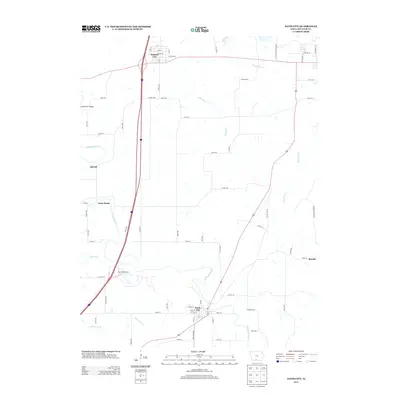 2013 Map of Davis City, 2013 Print