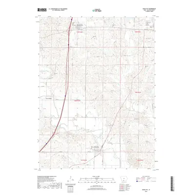 2018 Map of Davis City, 2018 Print