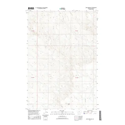 2017 Map of Davis Creek East, 2017 Print