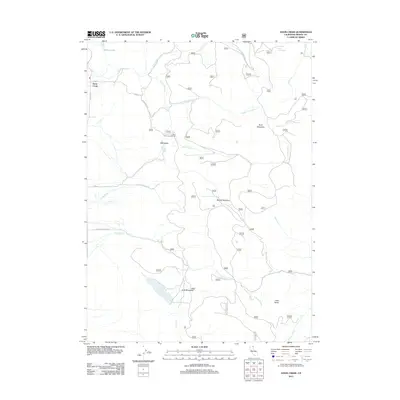2012 Map of Davis Creek, 2012 Print