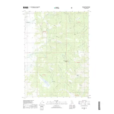 2018 Map of Davis Creek, 2018 Print