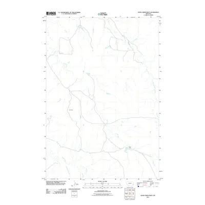 2011 Map of Davis Creek West, 2011 Print