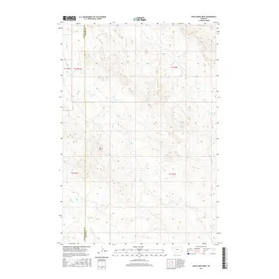 2017 Map of Davis Creek West, 2017 Print