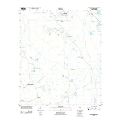 2011 Map of Davis Crossroads, 2011 Print