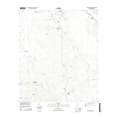 2014 Map of Davis Crossroads, 2014 Print