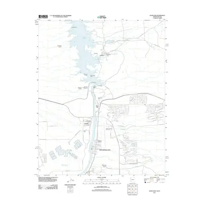 2011 Map of Davis Dam, 2011 Print