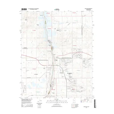 2014 Map of Davis Dam, 2014 Print