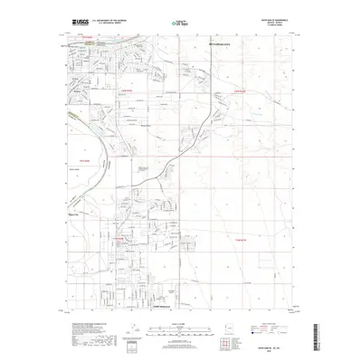 2018 Map of Davis Dam SE, 2018 Print