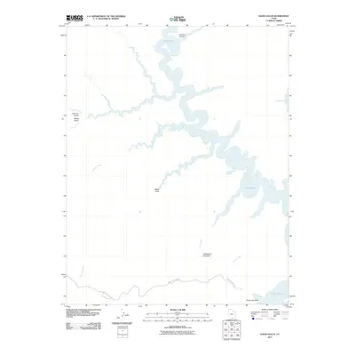 2011 Map of Davis Gulch, 2011 Print