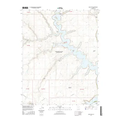 2017 Map of Davis Gulch, 2017 Print