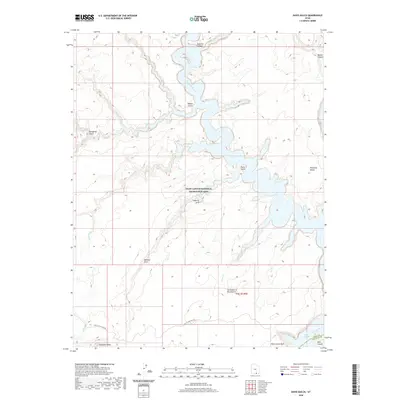 2020 Map of Davis Gulch, 2020 Print