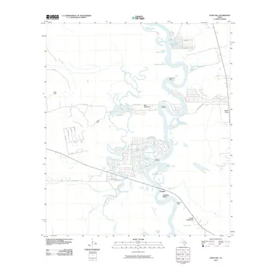 2010 Map of Davis Hill, 2010 Print