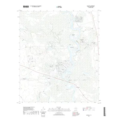 2019 Map of Davis Hill, 2019 Print