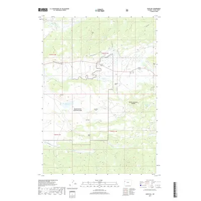 2017 Map of Davis Hill, 2017 Print