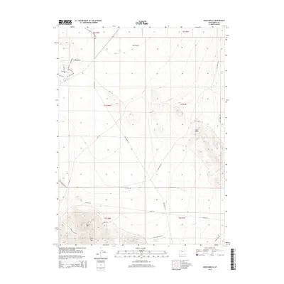 2014 Map of Davis Knolls, 2014 Print