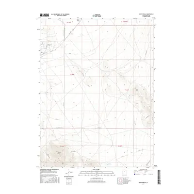 2017 Map of Davis Knolls, 2017 Print