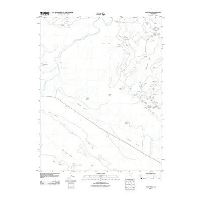 2011 Map of Davis Mesa, 2011 Print