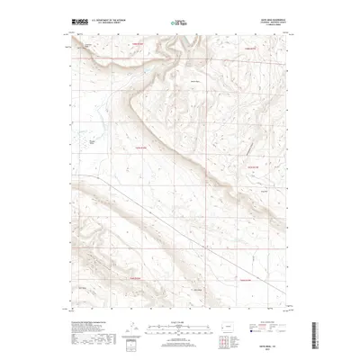 2019 Map of Davis Mesa, 2019 Print