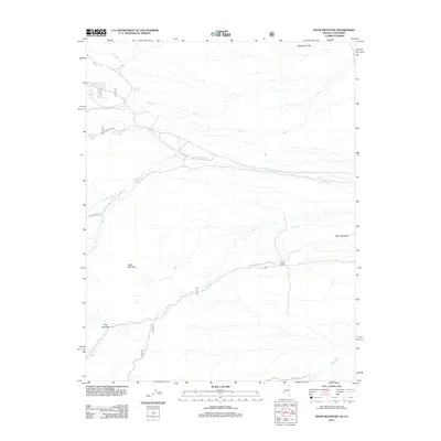 2012 Map of Davis Mountain, 2012 Print