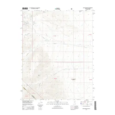 2014 Map of Davis Mountain, 2014 Print