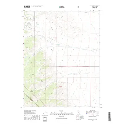 2018 Map of Davis Mountain, 2018 Print